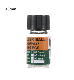Cínové kuličky pro pájení BGA 0,3mm