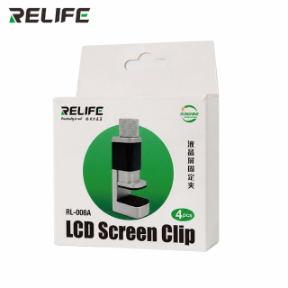 RELIFE RL-008A – nastavitelný upínací držák pro montáž LCD, skla a zadních krytů 4 KS