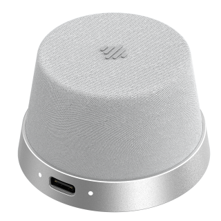 Miatone Magboom Mini IPX6 magnetický bluetooth reproduktor s MagSafe stříbrný