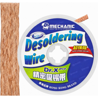 MECHANIC DR X – měděný odpájecí knot pro odstranění cínu 3,5 mm 1,5 m
