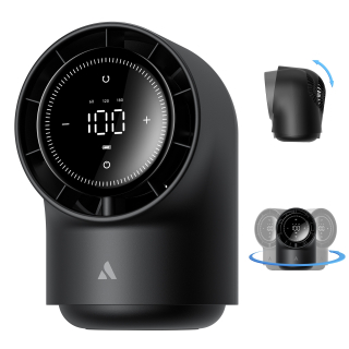 Aecooly Chic 01 TB01 – USB stolní ventilátor s automaticky otočnou hlavou černý