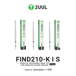 2UUL FD13 C210 – rovný pájecí hrot pro pájecí stanice